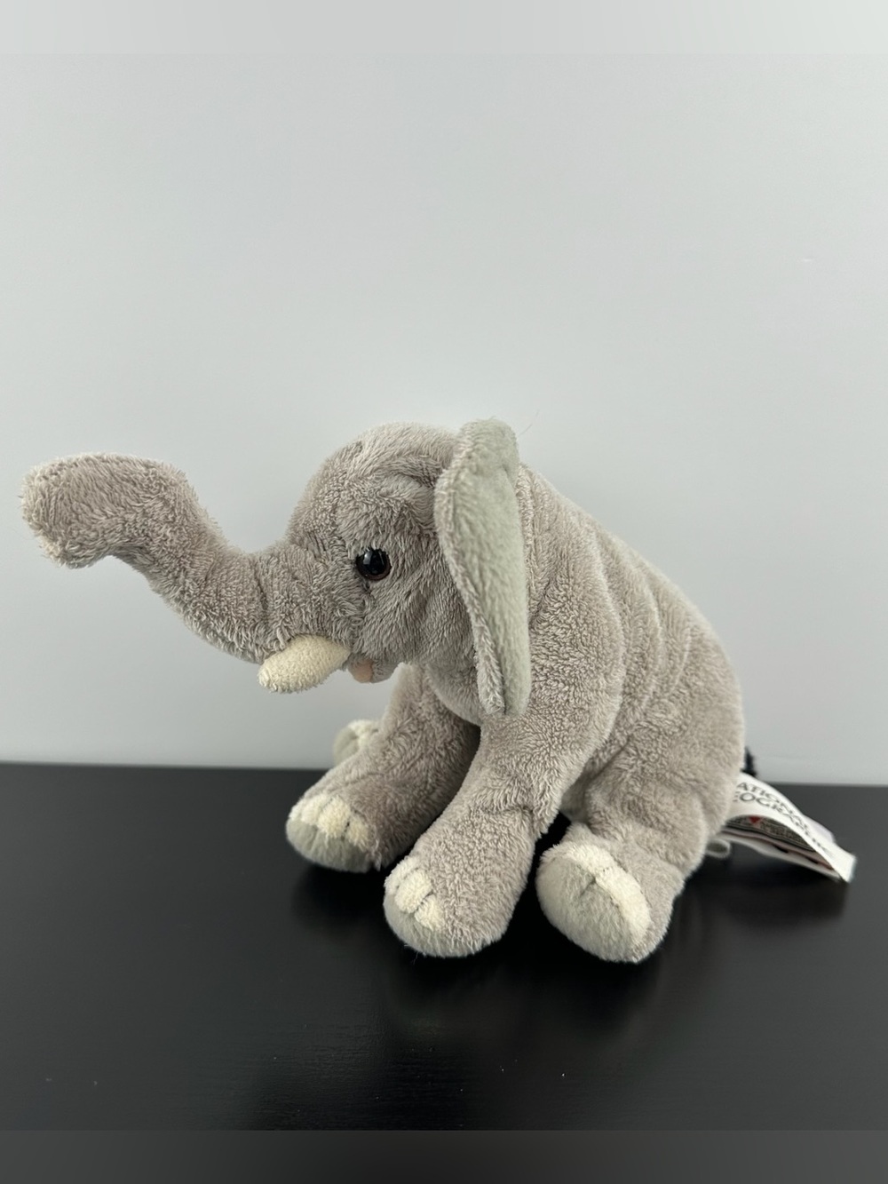 Lelly Venturelli National Geographic Elephant 8” Realistic Gray Plush